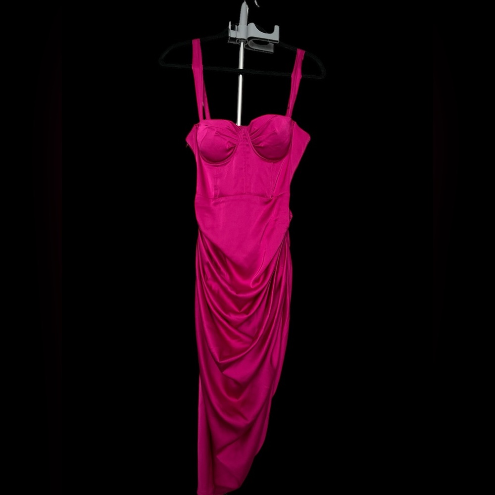 Fashion nova one side slit dress corset